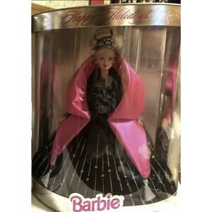 Holiday Barbie (1998), NIB, w/ Rare, Original Back Box Picture